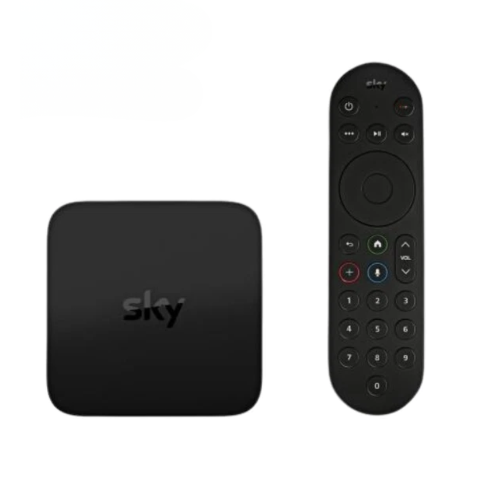 Sky Stream television box and remote control